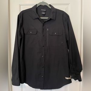 Men’s Black Burton Longsleeve Button Up Size Medium